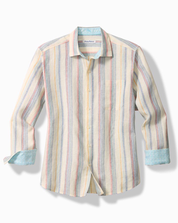 Las Mantas Stripe Linen Shirt