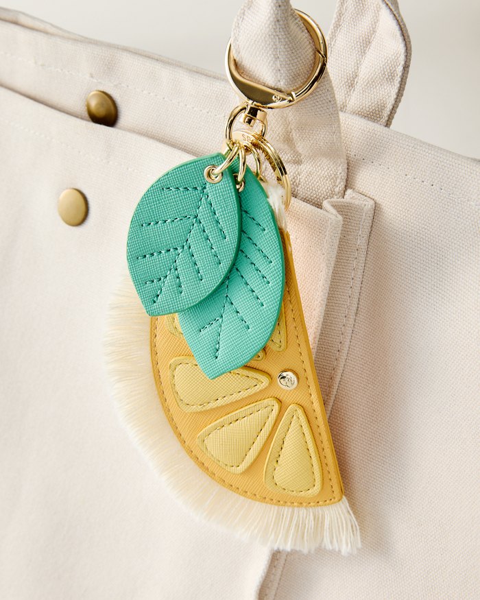 Lemon Icon Keychain