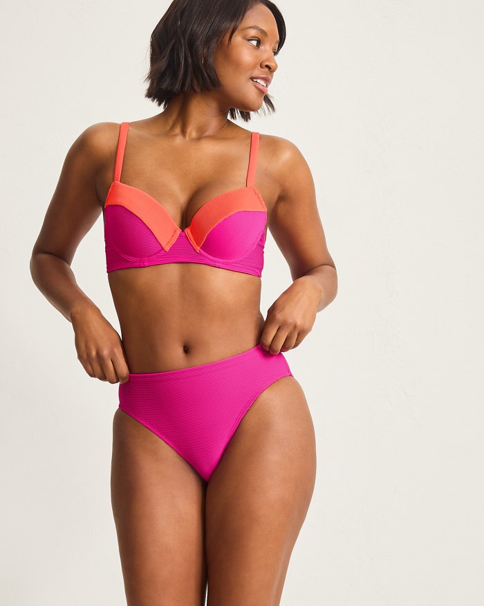 Ocean Point Colorblock Underwire Bikini Top