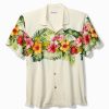 Island Blooms Silk Camp Shirt