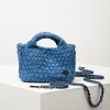 Tiny Mini Woven Crossbody Tote