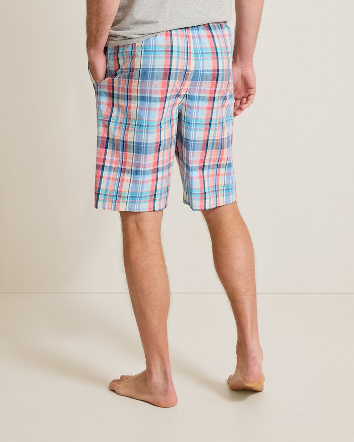 Big & Tall Seersucker Pajama Shorts