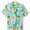 Hibiscus Heritage Linen Camp Shirt