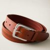 Lace Inlay Leather Belt