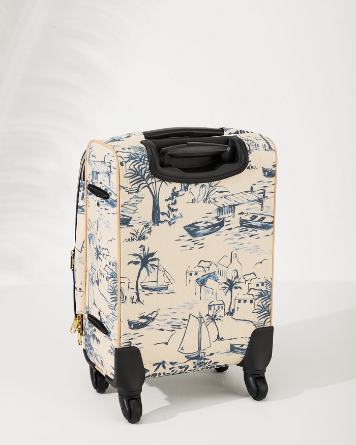 Daise Seascape 20-Inch Rolling Suitcase