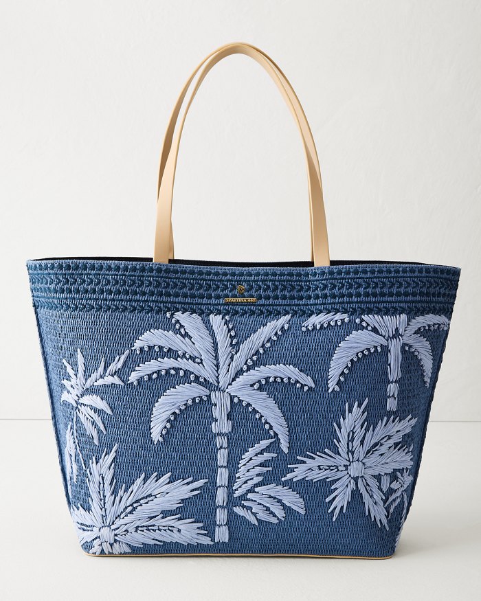 Ogeechee Blue Palm Beach Tote