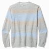 Sorrento Sunset Linen-Blend Crew Sweater