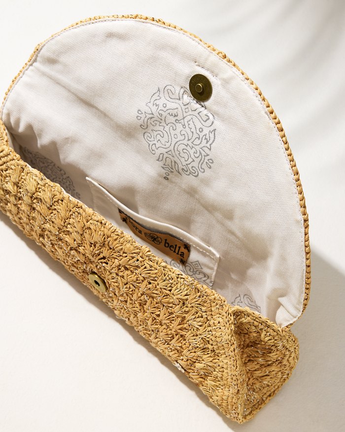 Rimini Raffia Clutch