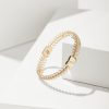 Palm Hibiscus Leaf Hinge Bracelet