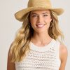 Raffia Cattleman's Cowboy Packable Hat