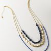 Sapphire Seas Beaded Layered Necklace