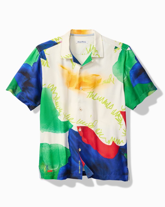 Penney Blooms Silk Camp Shirt