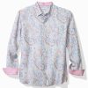 Big & Tall Playa Blanca Paisley Linen Shirt