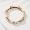 Oasis Essence Gold Bamboo Stretch Bracelet