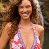Island Cays Fiori Reversible Halter Bikini Top